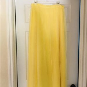 Yellow Tulle Skirt
